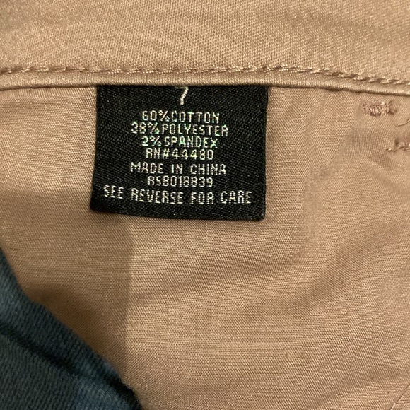 Nude peach jean shorts size 7 - Picture 4 of 4